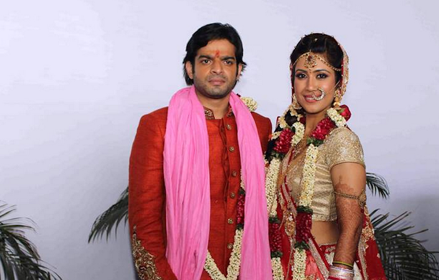 Karan Patel & Ankita Bhargava Couple Wallpaper Download