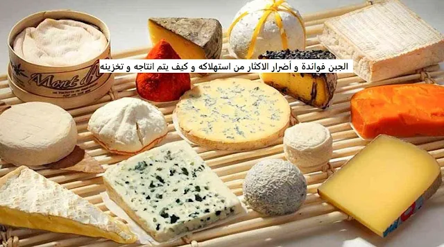 الجبن فوائدة و أضرار الاكثار من استهلاكه و كيف يتم انتاجه و تخزينه