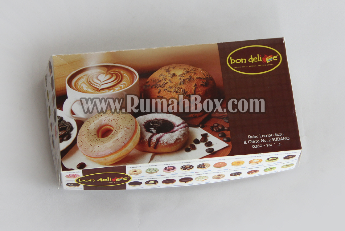 Cetak Dus Donat Isi Dua Murah Rumah Box