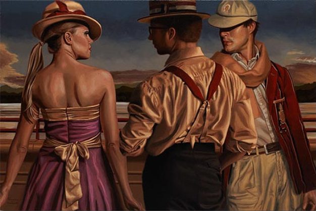 British Artist-"Peregrine Heathcote" 1973