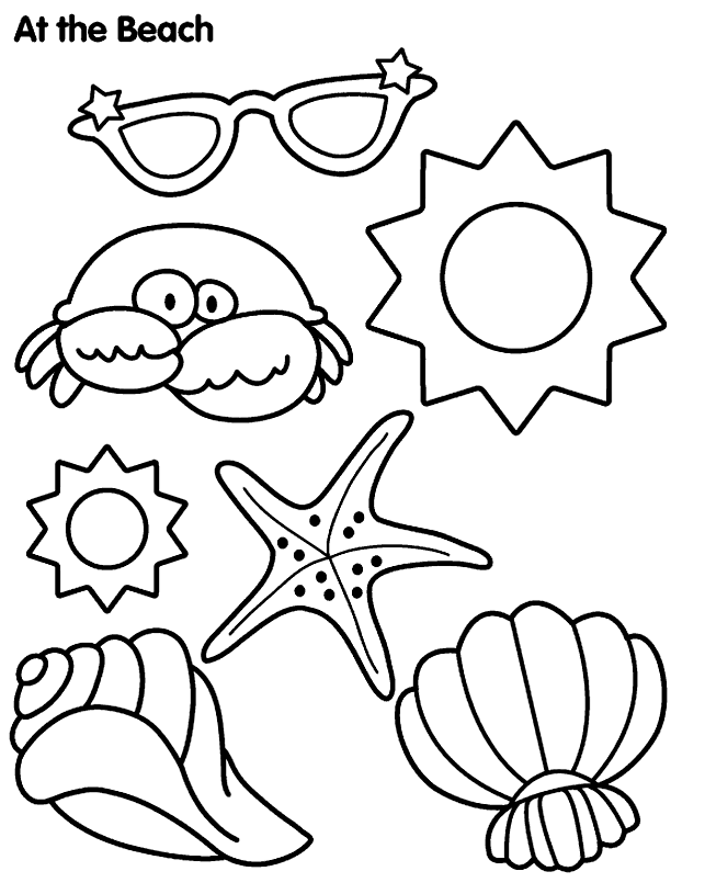 Coloring Pages Beach 9