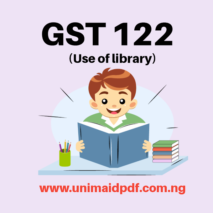 GST 122 Use of library PDF 