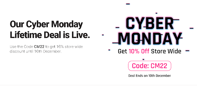 Cyber Monday promotions with lifetime deals. Ends in 4 days