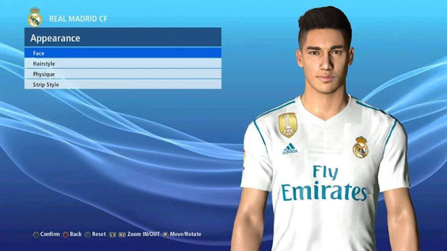 Face Achraf Hakimi PES 2017