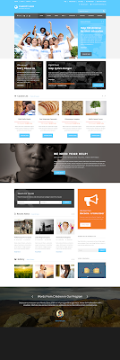 Charity Hub clean responsive Wordpress theme