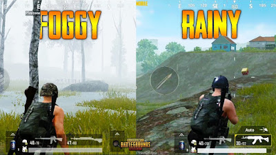 DYNAMIC Weather on Erangel | FOG + RAINY Weather