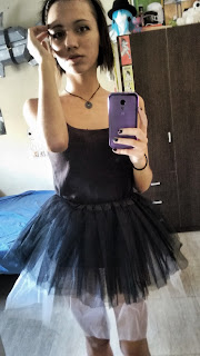 donuth, channel, maquillaje, black&white, cat line, tutú, ballet skirt, make up, 