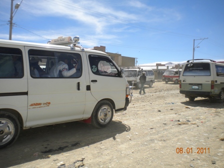 Medios de transporte en El Alto