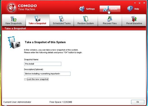 Comodo-Time-Machine