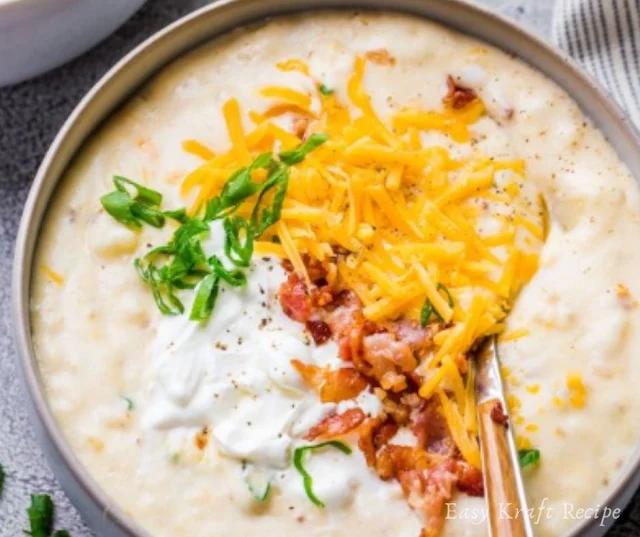 EASY LOADED POTATO SOUP RECIPE