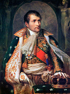 Appiani's magnificent portrait of  Napoleon Bonaparte, painted in 1805