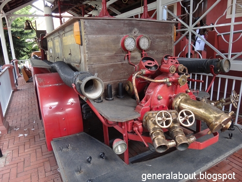 In 1942 the British brought along this fire engine to Singapore but was 