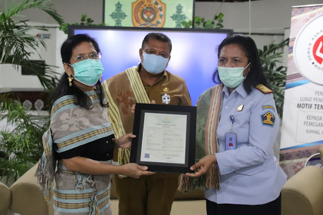 Hilda Riwu Kore Manafe Ungkap Bunga Sepe Resmi Menjadi Motif Tenunan Khas Kota Kupang.lelemuku.com.jpg