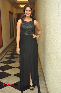 Actress Surabhi Stills in Black Long Dress at turodu Audio Launch  0070.JPG