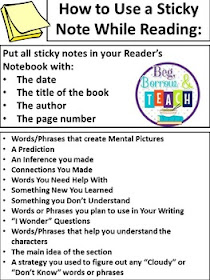 What to Do With Students Who Finish First: Using Sticky Notes for Reading Comprehension