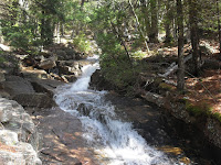 Railway River Falls on Cadillac Mountain above Eagle Lake Acadia Maine