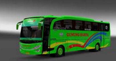 Download Mod ets2 indonesia: Skin livery bus gunung harta ...