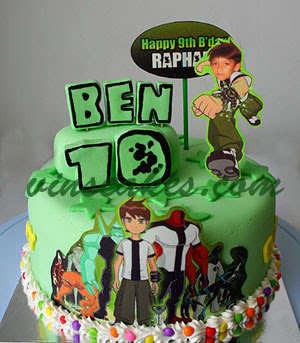 ben 10 birthday cakes 