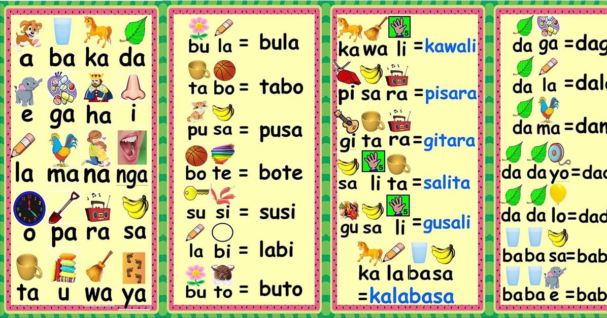 panimulang pagbasa free download deped click