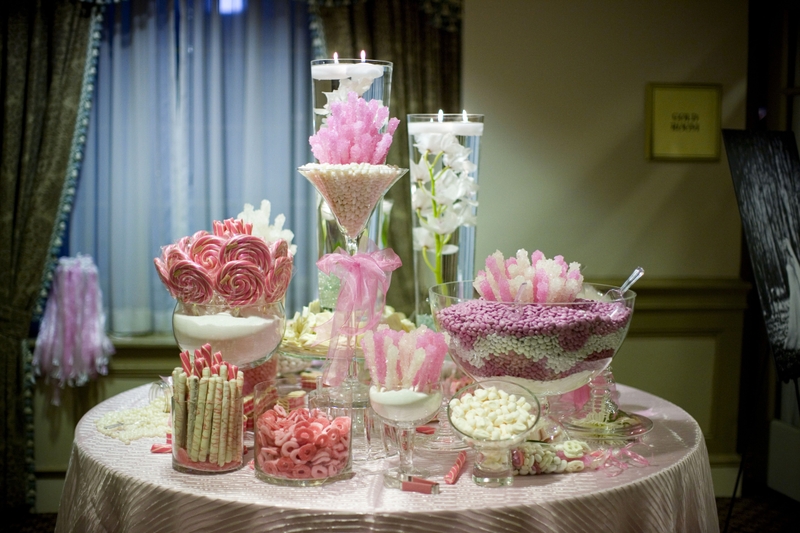 Candy Buffets for Parties and Wedding Receptions