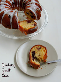 Blueberry bundt cake