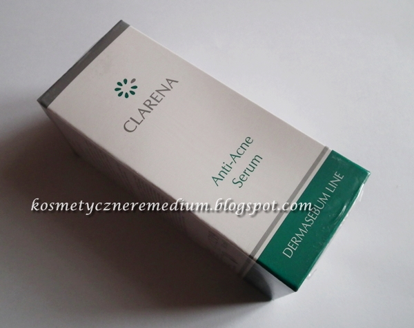 Clarena, Dermasebium Line, Anti-Acne Serum, serum normalizujące do skóry trądzikowej, twarz, niedoskonałości skóry, wizaz