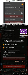 Settingan Anonytun Pro VPN Axis Hitz Bangkit 2018