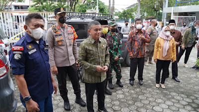 Pastikan Perayaan Paskah Aman, Walikota Sambangi Gereja Kota Palu