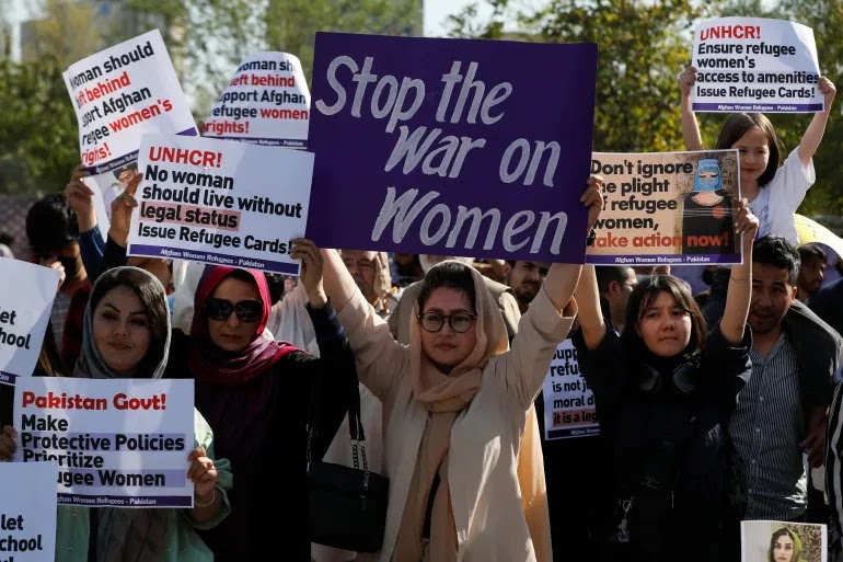 Paquistanesas marcam o Dia Internacional da Mulher com marcha e protestos