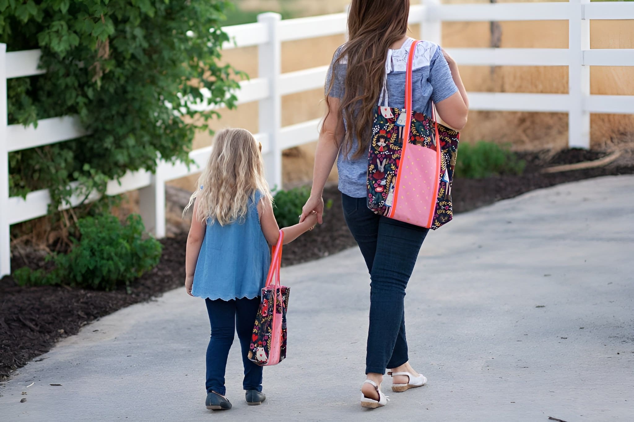 Tote Bags Tutorial - 2 Sizes Pattern