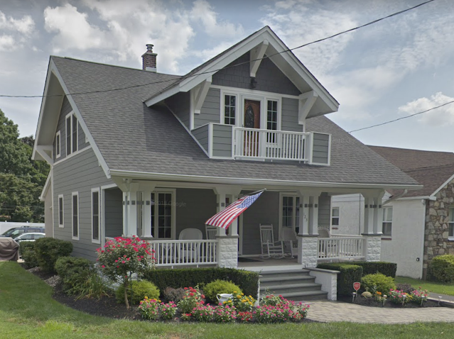 123 Holme Ave, Elkins Park, PA Sears Westly model front view from Google streetview