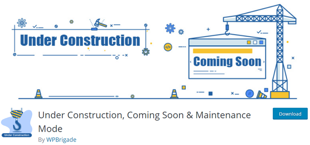 Under Construction, Coming Soon & Maintenance Mode