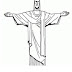 colorear dibujo del Cristo Corcovado de Río de Janeiro