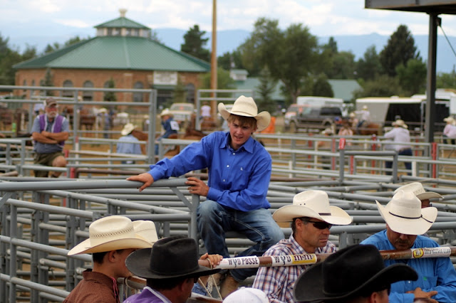 a cowboy waits and watches