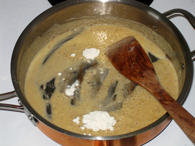 Add flour to start a roux