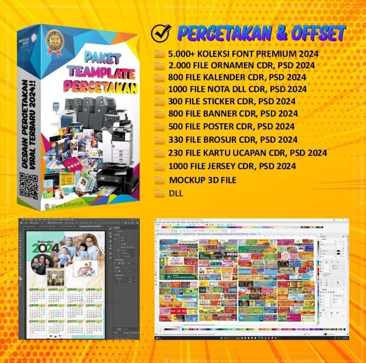 PAKET FILE PERCETAKAN DAN OFFSET