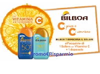 Logo Cashback Bilboa ''Ci piace, ci conviene'': rimborso del Solare Vitamina C