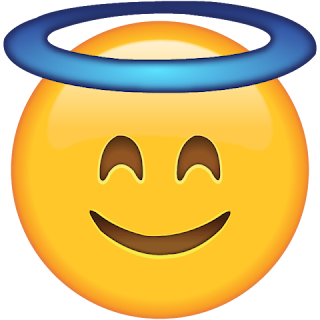 WhatsApp Smiling Face with Halo