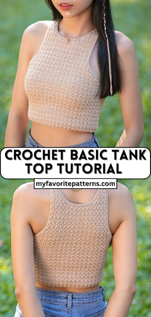 Crochet Basic Tank Top Tutorial