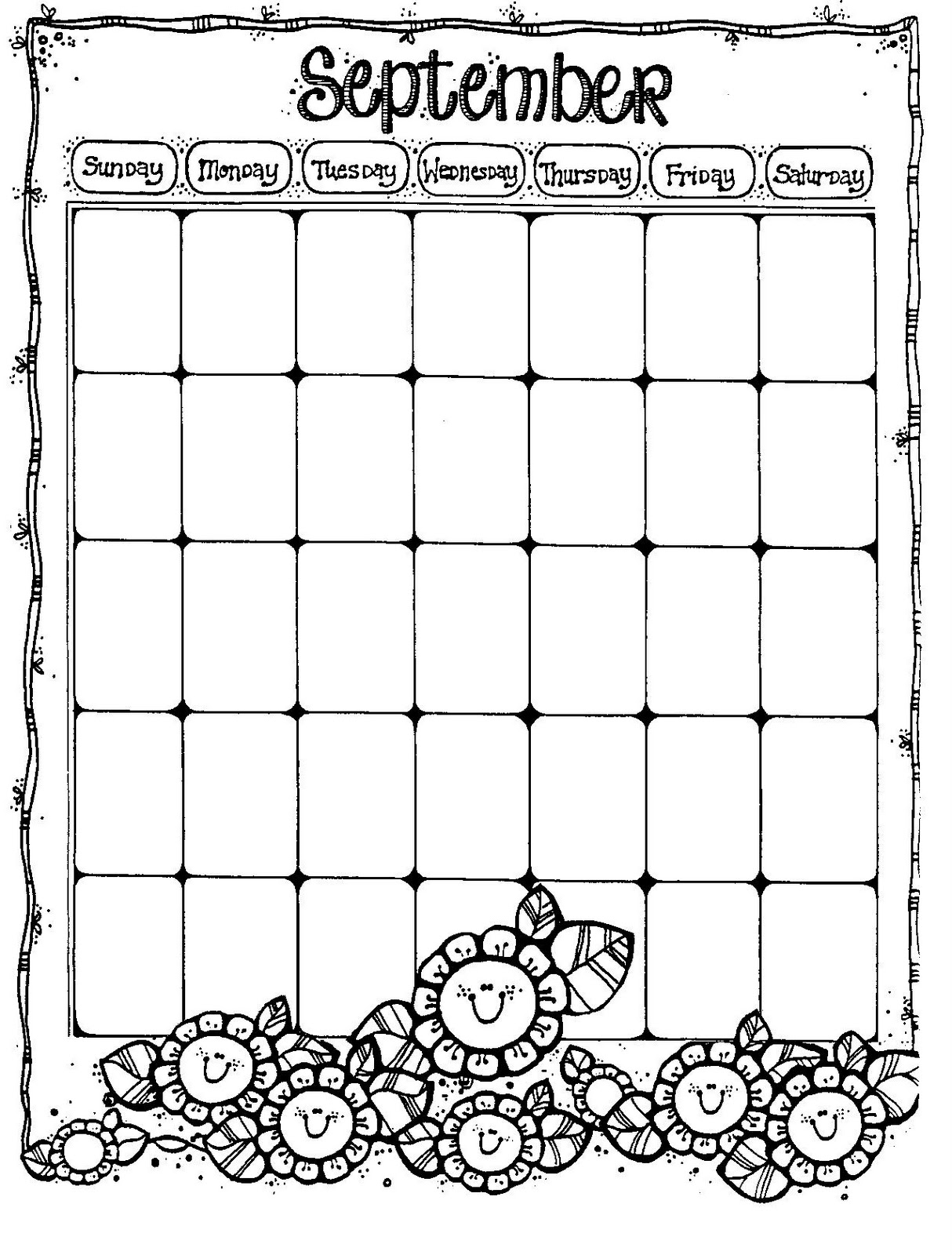 Connie S File Cabinet MONTHLY BLANK CALENDAR PAGES FOR A YEAR