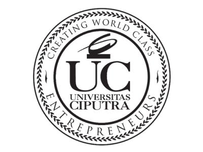 Logo Universitas Ciputra Hitam Putih