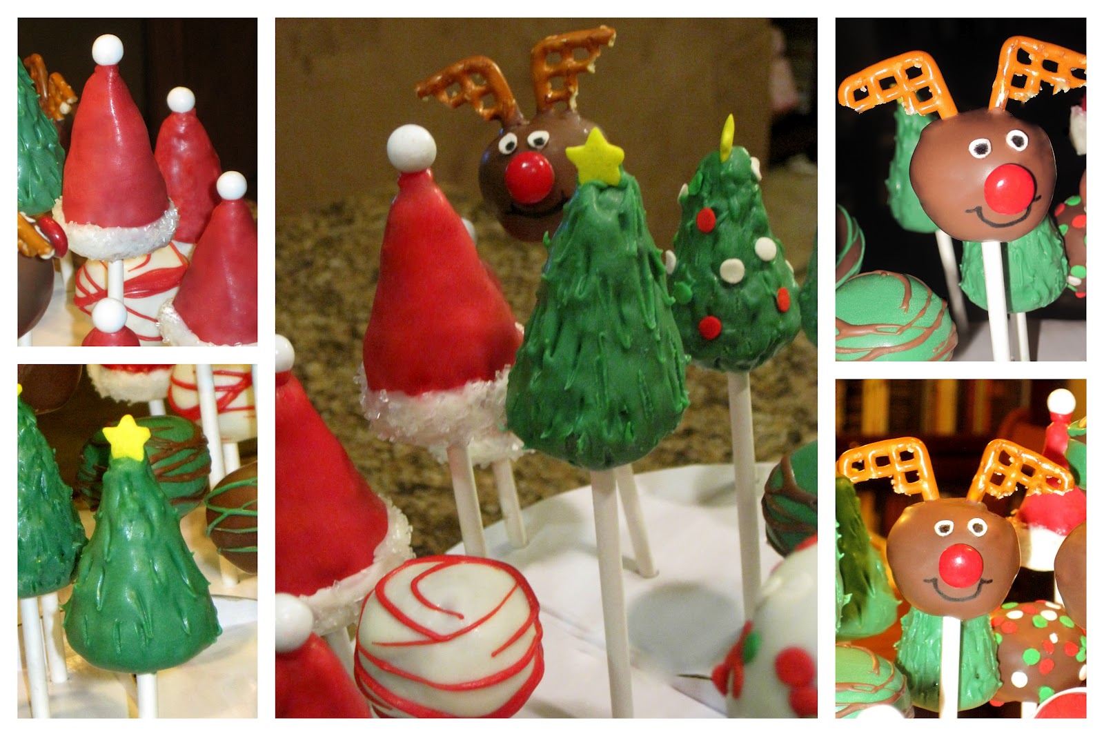 christmas ornament cake pops An assortment of cake pops can be made for any Holiday. They can 