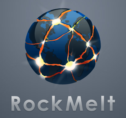 logo facebook security. Rockmelt uses your Facebook