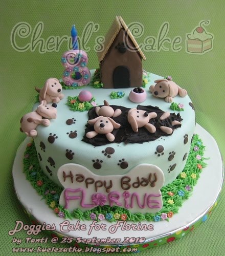 Kue Ulang Tahun Anak  CupCake  Birthday Cake: Doggy Cake 