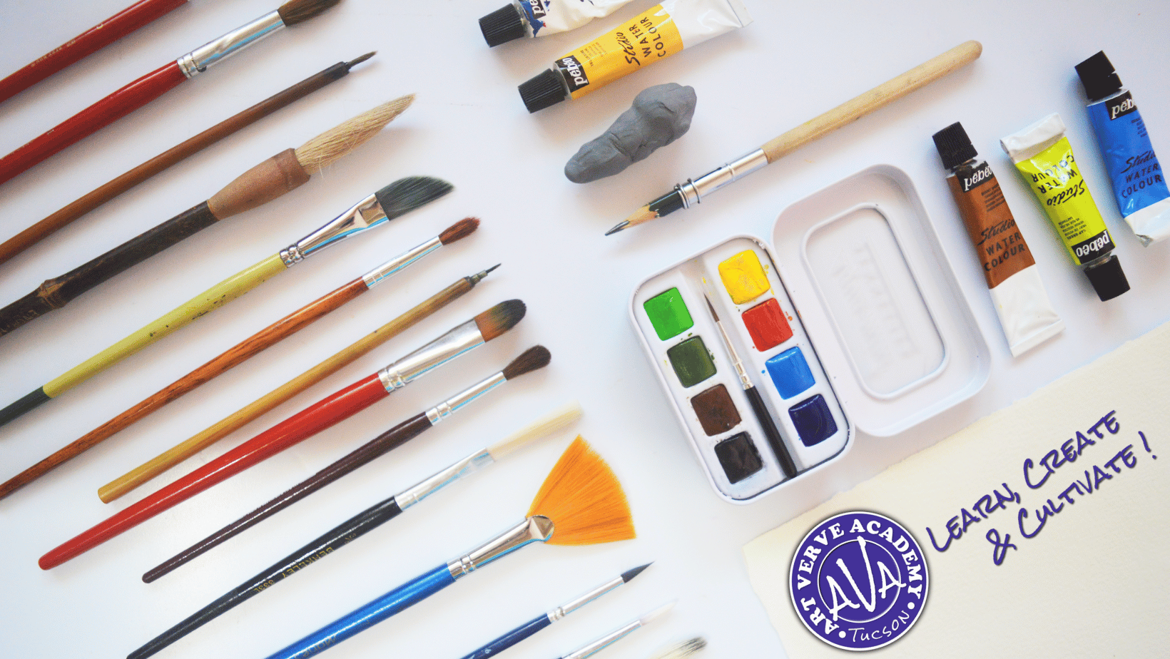 Learn the 2D Visual Arts a the Art Verve Academy!