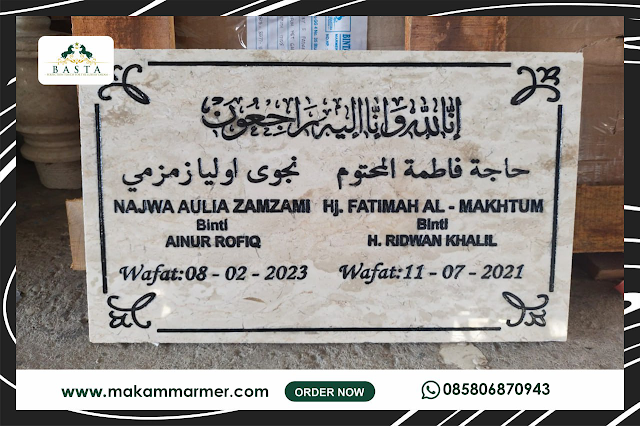 Nisan Makam Marmer