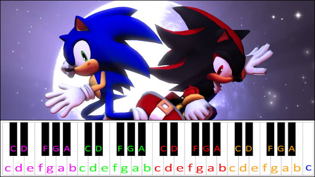Live and Learn (Sonic Adventure 2) Piano / Keyboard Easy Letter Notes for Beginners