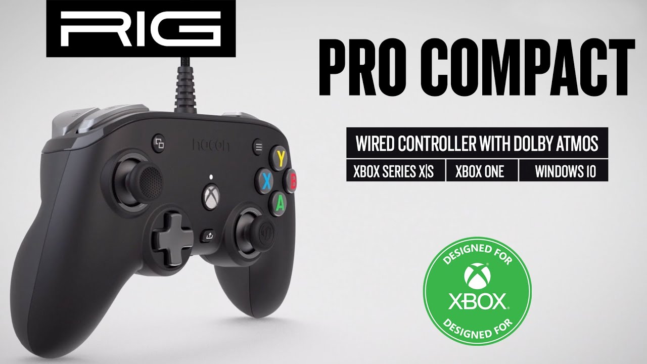 RIG PRO COMPACT, WORLD'S FIRST DOLBY ATMOS XBOX CONTROLLER, OUT NOW IN NORTH AMERICA