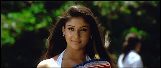 Nayantara in white saree blouse