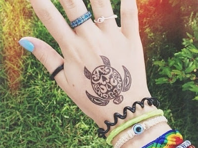 √70 ou plus tortuga marina bebe tatuaje 266956